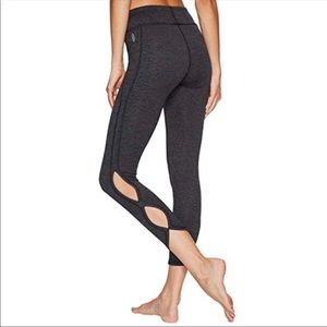 Free People Movement Infinity Grey Cutout Leggings